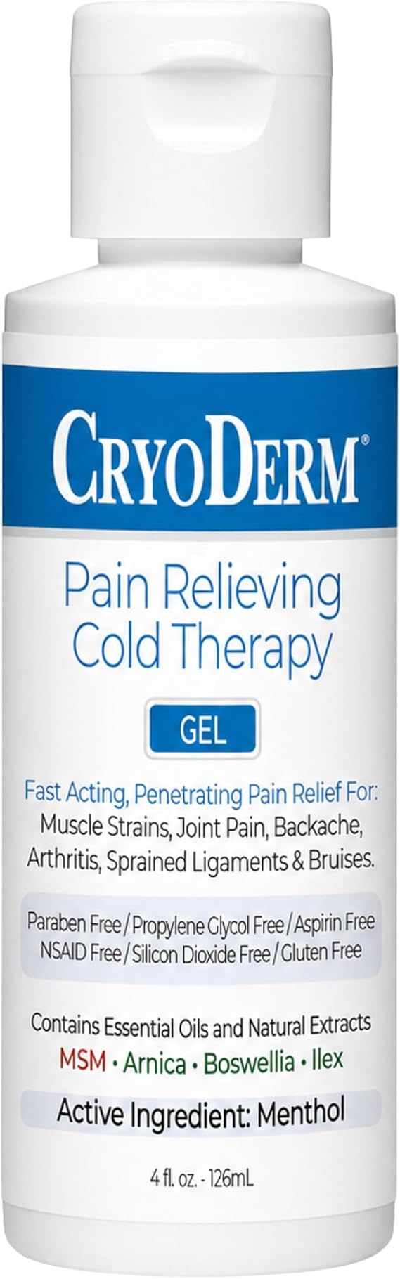 CryoDerm 4 oz Cold Therapy Gel