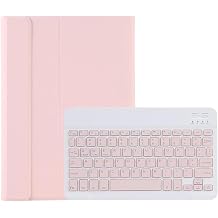 Microcase Apple iPad Pro 11 2024 M4 5. Stand Case with Bluetooth Keyboard compatible with Generation 11 inch Tablet - BKK4 Pink