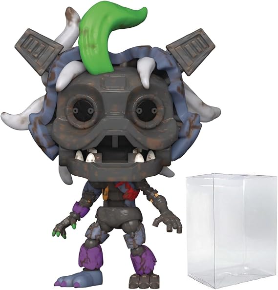 POP Five Nights at Freddy's: Security Breach - Ruined Roxy Funko Vinyl Figure (Bundled with Compatible Box Protector Case), Multicolor, 3.75 inches