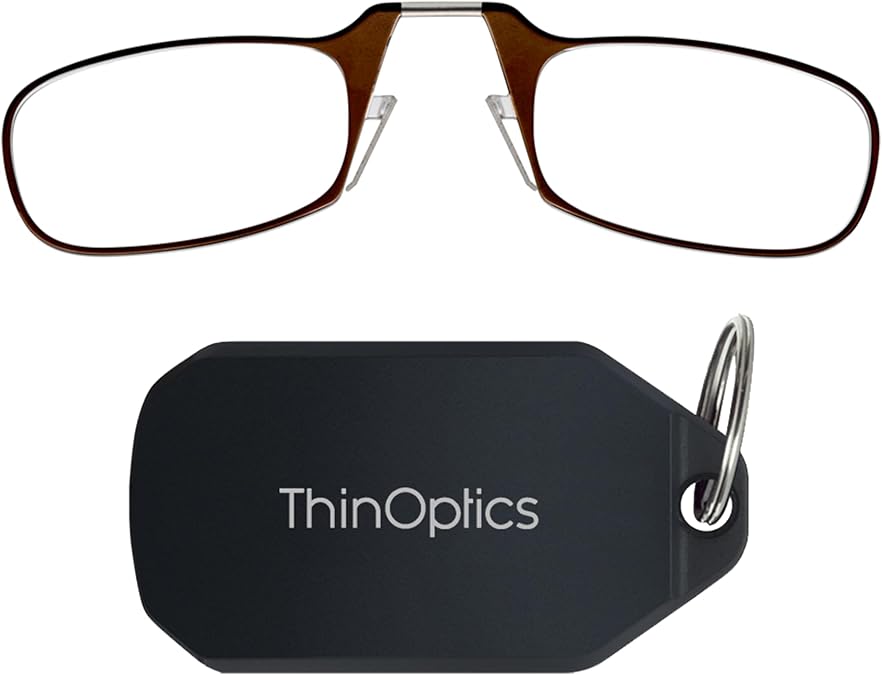 ThinOptics Keychain Case Rectangular Reading Glasses