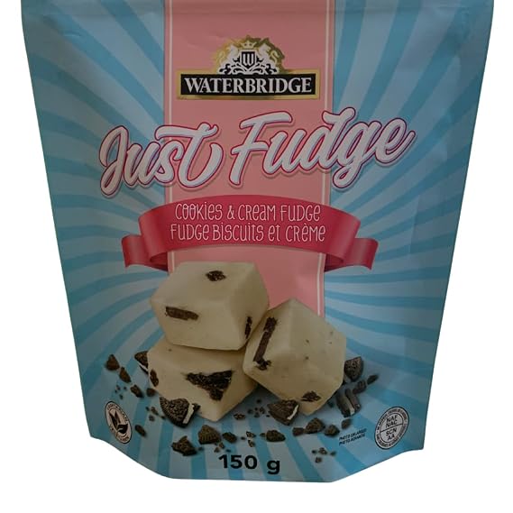 Premier Brand Just Fudge Cookies & Cream Vegetarian Imported from Canada