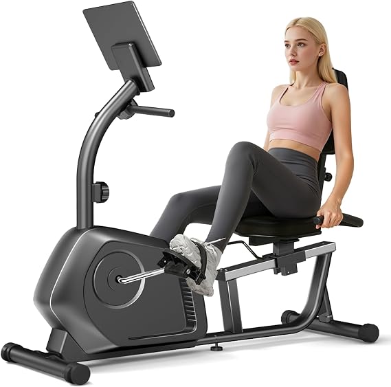 Recumbent Bike,Exercise Bike,16 Magnet Resistance,350LBS Capacity