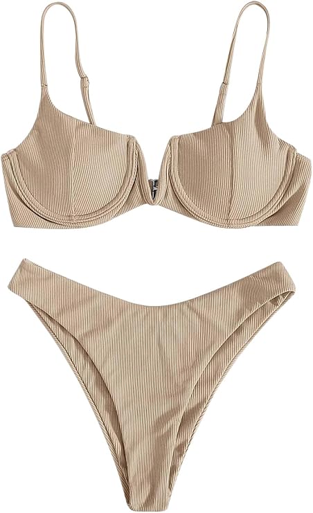 Angelsin Üstü V Göğüs Dekolteli Bikini Takım
