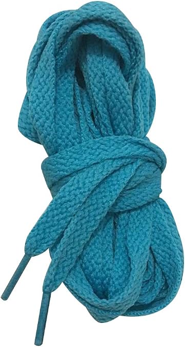 ANUFER 3.7M Long Colorful Shoelaces for Canvas Knee Boots