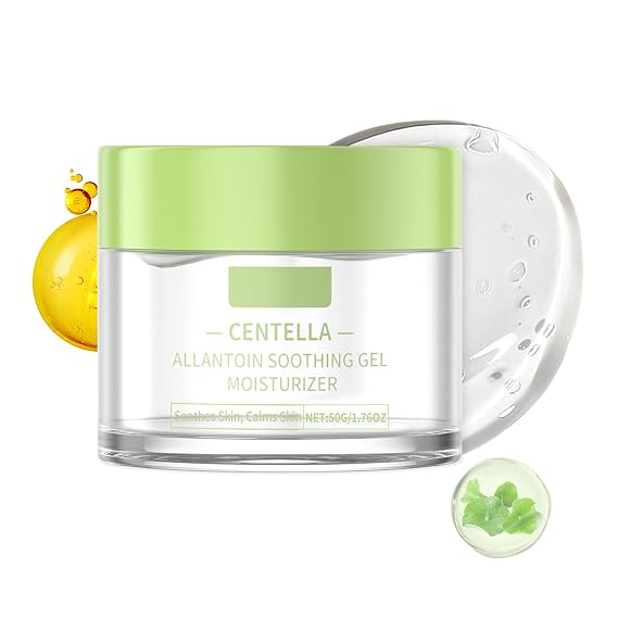 Centella Soothing Gel, Deep Hydrating, Botanic Ingredients with Centella Asiatica Face Moisturizer for Skin Barrier Repair, Firm Skin, Face Moisturizing & Nourishing for Women Girls