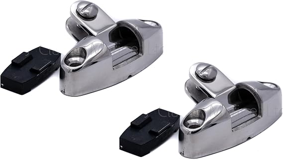 2pcs Bimini Universal Deck Hinge Pivot Mount Stainless Steel Marine Grade Boat Fitting