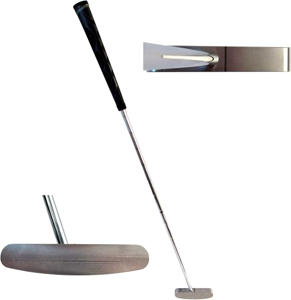 Bell Putters 2 Way Golf Putter 400g Toe Balanced with Winn Jumbo/Oversize Putter Grip and 35" Shaft