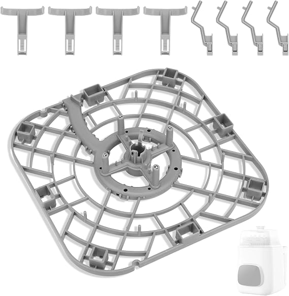 Gosknor Replacement Bottom Tray for Momcozy Bottle Washer with 8 Brackets