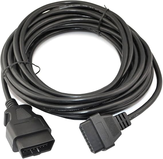 iKKEGOL 33 Feet/10 M OBD2 OBDII 16 Pin Car Male to Female Extension Cable Diagnostic Extender