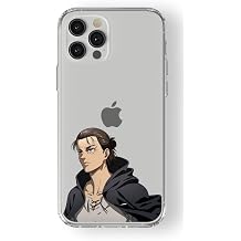 Multitronic Iphone 13 Pro Max ile Uyumlu Eren Yeager Tasarım Baskılı Şeffaf Kılıf