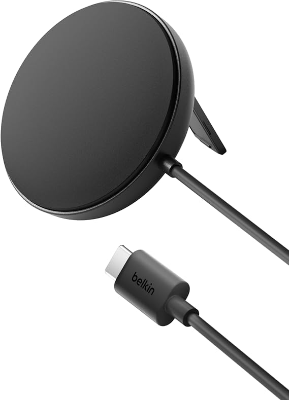 Belkin Qi2 15W Magnetic Wireless Charging Pad with Kickstand, No Adapter