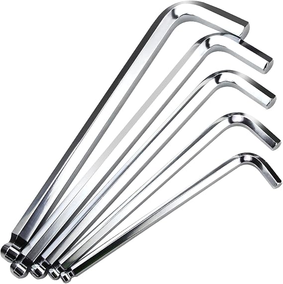 Hex Key Set,Hex Keys Hexagon Allen Key Wrench Ball end Hex Wrenches 12/14/17/19/22mm Double End(19mm)