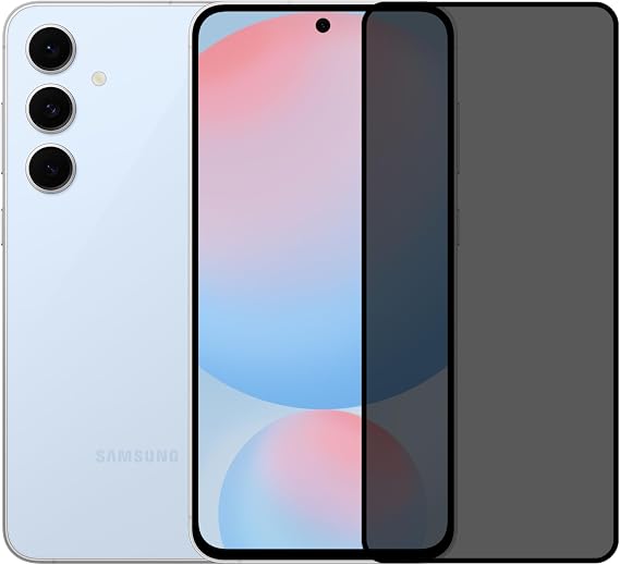 Tam Kaplayan Hayalet Parmak İzi Bırakmayan Safir Ekran Koruyucu Cam, Samsung S24 FE İle Uyumlu
