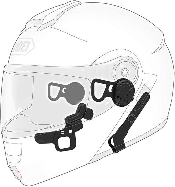 Sena 10U-SH-02 10U Motorcycle Bluetooth Communication System with Handlebar Remote for Shoei Neotec Helmet