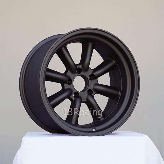 4 Pcs Rota Rkr 17x8.5 Pcd:5x114.3 Offset: +10 Hb:73 Satin Black