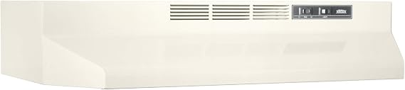 Broan-NuTone 412402 Non-Ducted Under-Cabinet Ductless Range Hood Insert, 24-Inch, Bisque