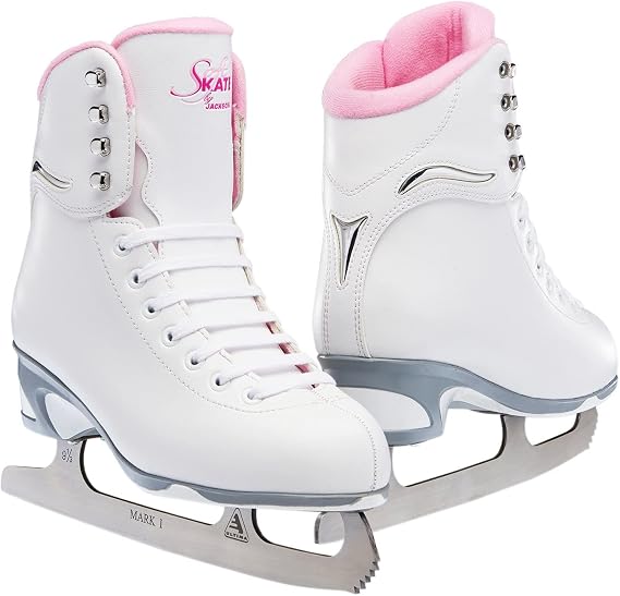 Jackson Figure Ice Skates JS180 / JS181 / JS184 - for Women and Girls | Comfortable Figure Skates for Ice Skating & Recreational Figure Skating, Ice Skates for Kids/Toddler Ice Skates-Medium Width