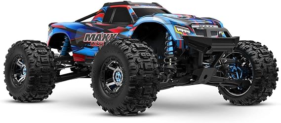 TRAXXAS MAXX Ultimate, 1/10 Monster Truck, RC Vehicle, Aluminium & Steel, Blue, Remote Control Car, Off-Road, Racing, TRX89087-4-BLUE
