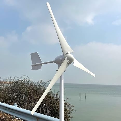 1500W Wind Turbine 12V 24V 48V Horizontal Wind Generator With Hybrid MPPT Controller Free Power Energy Windmill (Wind Turbine Only, 48V)