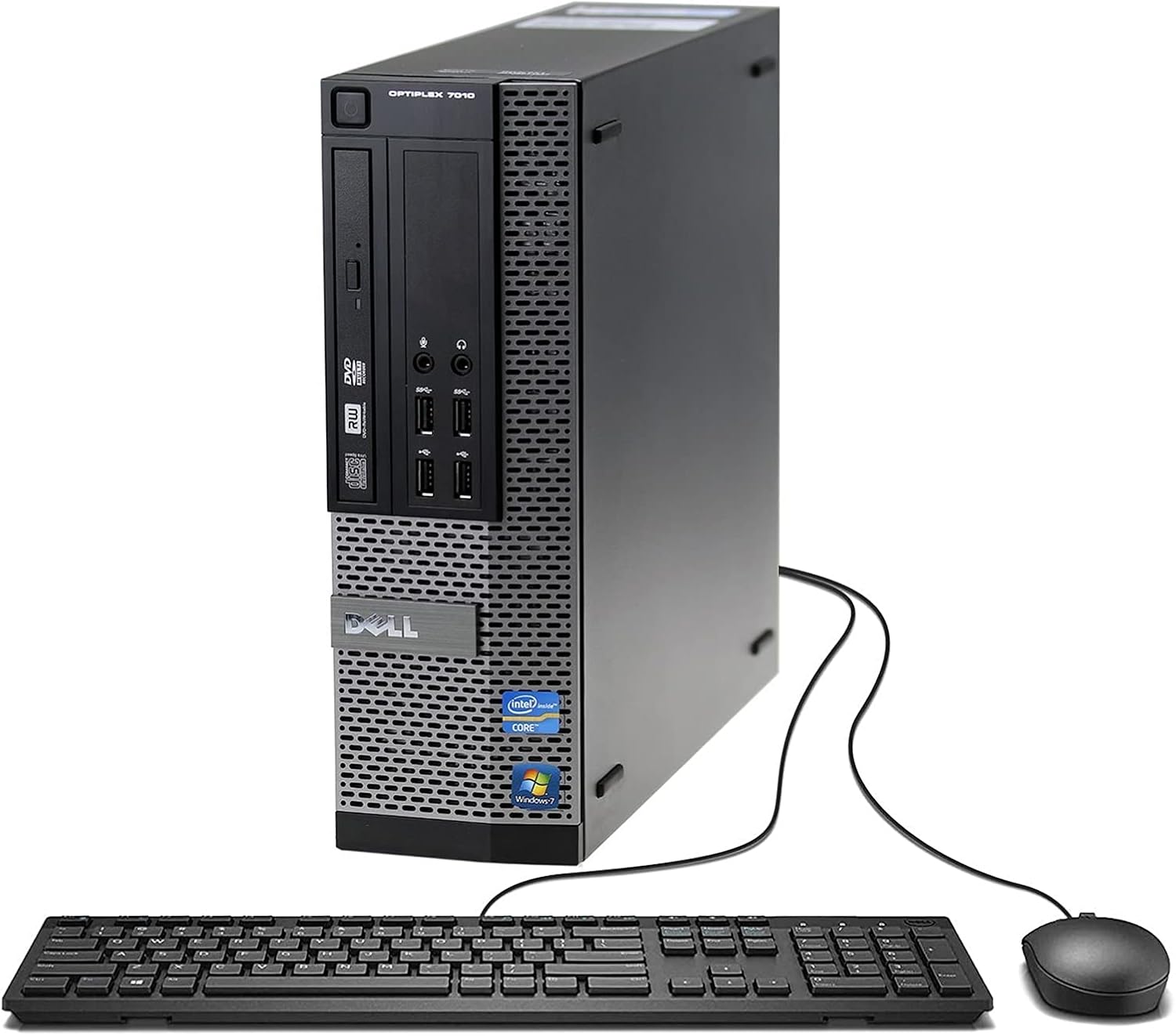 Dell Optiplex 7010 Business Desktop Computer Intel Quad Core i5-3470 3.2GHz, 16GB RAM, 2TB HDD, USB 3.0, DVDRW, Windows 10 Professional Renewed