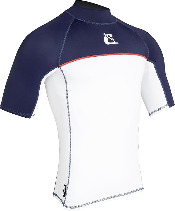 Cressi Shield Man Rash Guard Short/SL - Protective Rash Guard for Sup and Water Sports, Men's