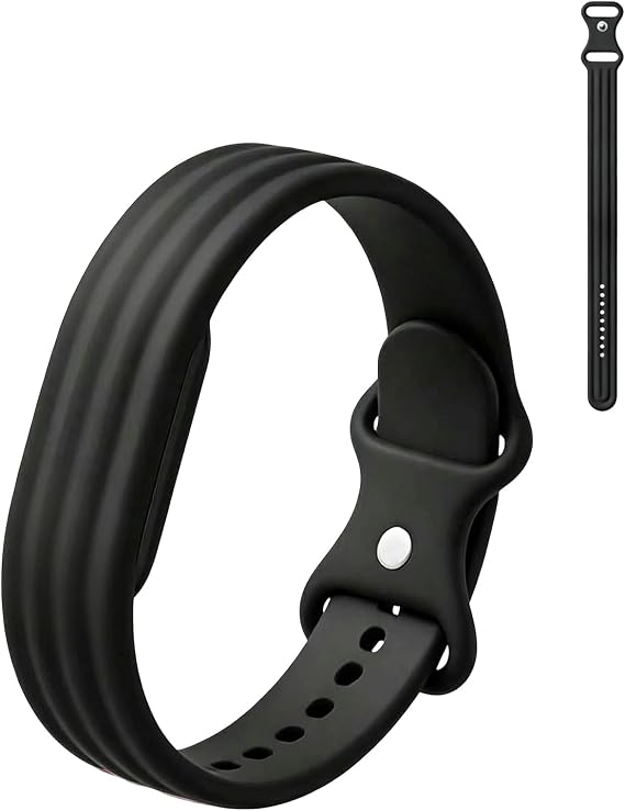 Google Fitbit Airシリコンスポーツバンドに対応 – 耐久性のあるアウトドアアーマーストラップ、ソフトで通気性のあるリストバンド交換用、フィットネス、ハイキング、ランニングに対応。