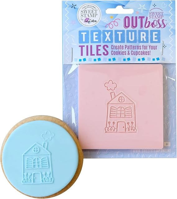 Sweet Stamp by AmyCakes Outboss Plastic Texture Tile, Cute Home