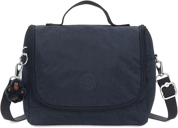 Kipling NEW KICHIROU Large Lunch Box Bag Suitcase True Blue Tonal (Blue)