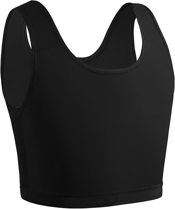 XUJI Breathable Half Chest Binder for Transgender FTM Pullover Binder