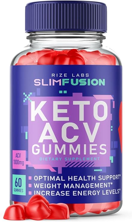 rize labs Slim Fusion Keto ACV Gummies for Advanced Weight Loss, Reviews (60 Gummies)