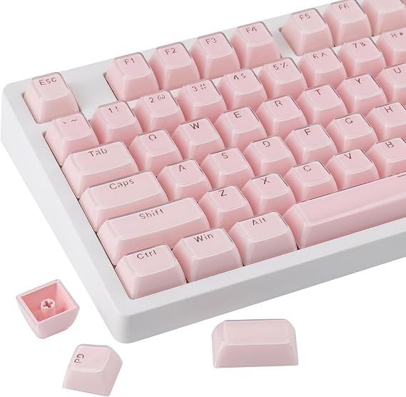 sungup Crystal Jelly Keycaps, MDA Profile-Clear Translucent Jade Keycaps