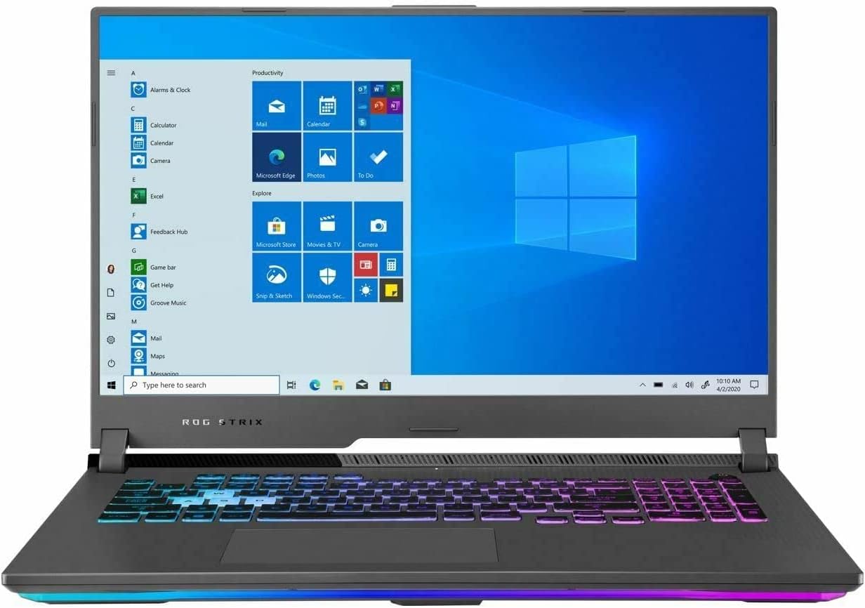 Asus ROG Strix G17 17.3 144Hz IPS FHD Gaming Laptop | AMD Ryzen 7 4800H | NVIDIA GeForce RTX 3060 | 16GB DDR4 | 1TB SSD | RGB Backlit Keyboard | Windows 10 | Whit Gaming Mouse Bundle