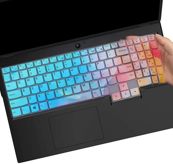 Keyboard Cover Skin for Lenovo Legion 5 5i 5p 5pi 7 7i Gen 9/8/7/6 15.6" 16" 17.3", Legion Pro 5 5i 7 7i 16" Gen 9/8/7/6, Legion Slim 5 5i 7 7i 15.6 16 Gen 9/8, LQQ 15.6" 16" Gen 9/8, US Layout