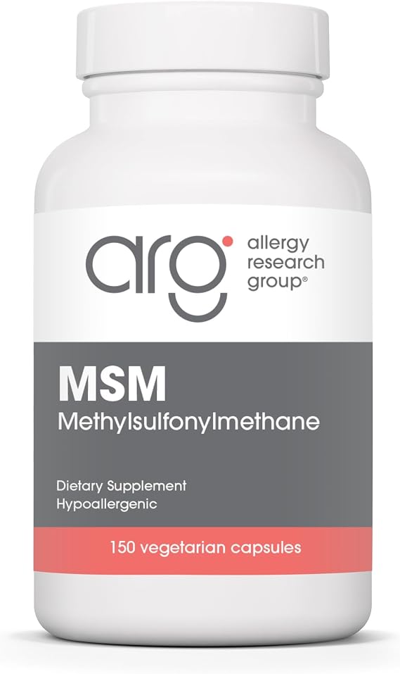 ARG MSM 500 mg Methylsulfonylmethane Supplement, 150 Capsules