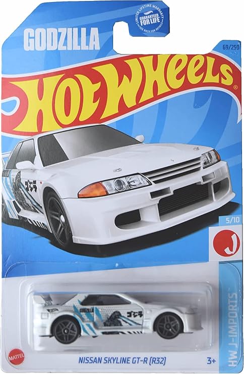 Hot Wheels Godzilla Nissan Skyline GT-R [R32] 2023 HW J-Imports