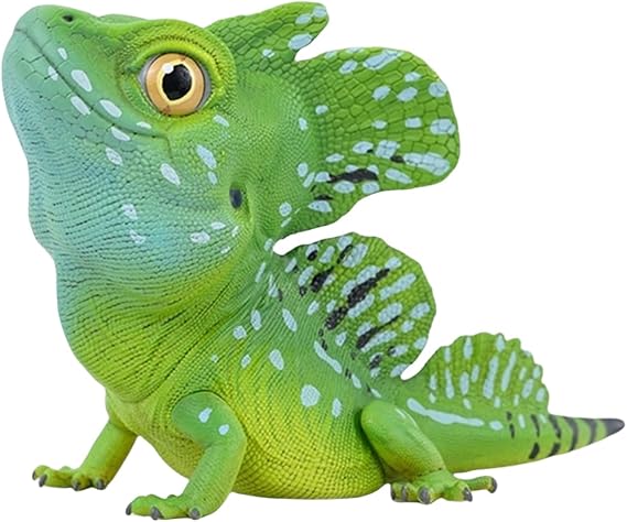 Plumed Basilisk Model Lizard Animal Figure Decoration