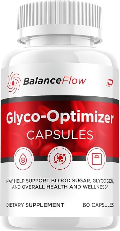 Balance Flow Capsules, BalanceFlow Advanced Supplement, All Natural Formula to Maintain Healthy Levels, Maximum Strength Formula, Glyco Optimizer Capsules Reviews (1 Pack - 60 Capsules)