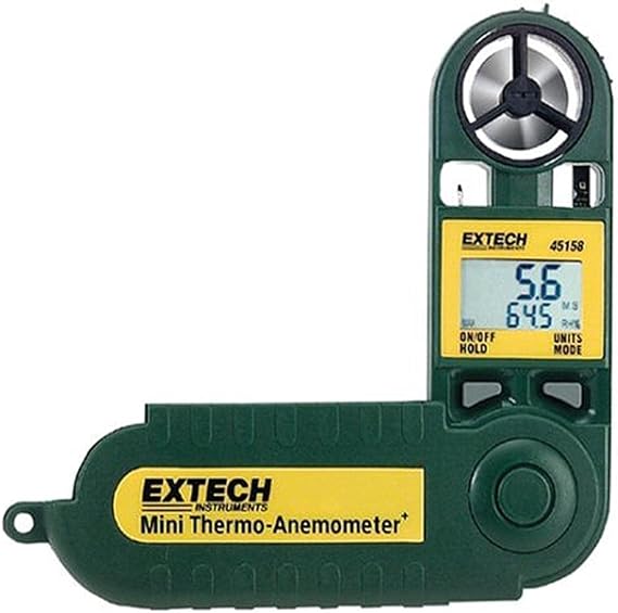 Extech 45158 Mini Waterproof Thermo-Anemometer and Humidity Meter