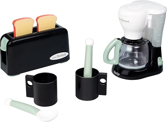 Smoby 7600310599 Tefal Breakfast Set, Black