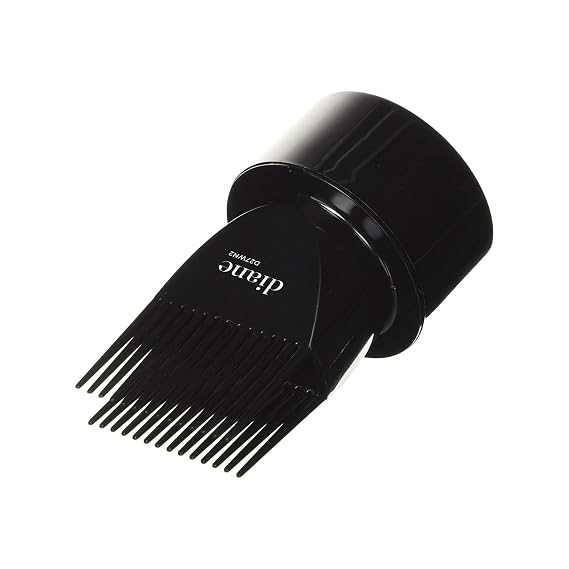 Diane Dryer Pick Attachment Blow Dryer Comb Attachment, Fits Most Dryers with 2 Barrels Black D27WN2