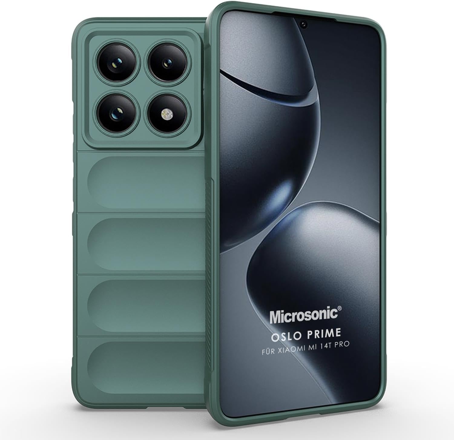 Microsonic Xiaomi Mi 14T Case Oslo Prime Green [14T Compatible Case - Green]