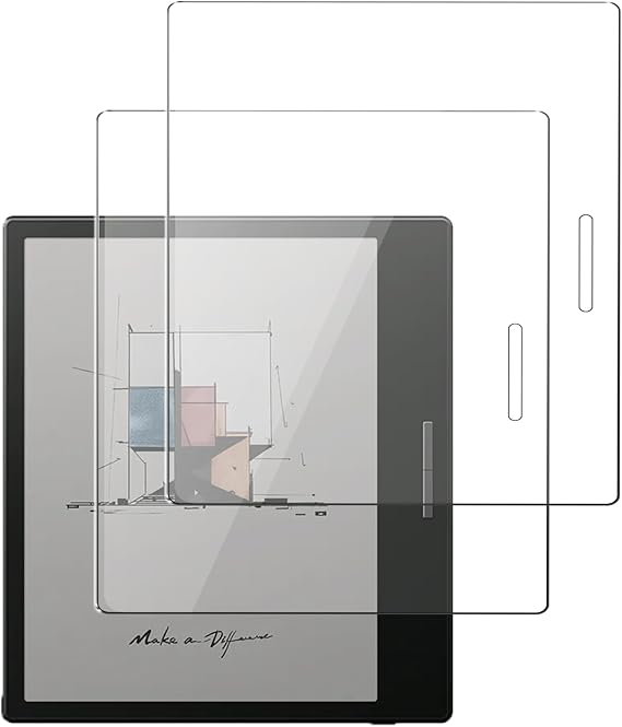 Screen Protector for Onyx Boox Go Color 7(1/2th Gen,2024/2025 Released) 7 Inch, Easy Installation & Anti Glare &Responsive,2 pack