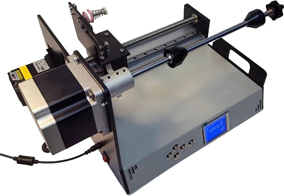 Automatic Coil Winding Machine, 900/1200RPM Wire Winder with LCD Screen for Fishing Lines and Enameled Wire (0.02mm-1.5mm) - Efficient Winding Solution