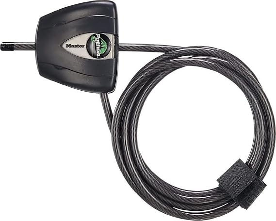 Master Lock 6' Python Cable Lock for Trail Cameras, Kayaks 8417D