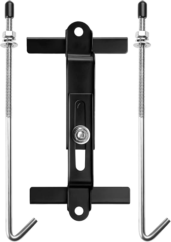 Adjustable Battery Hold Down,Universal Crossbar with 8''length,18-8 (304) Stainless Steel J bolt sets