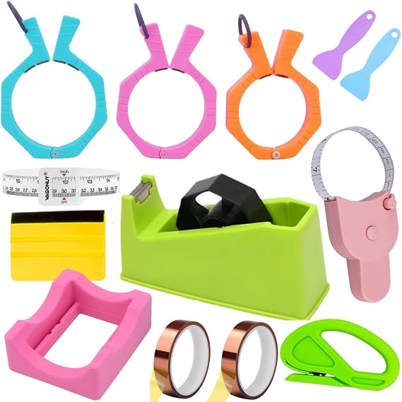3-Size Tumbler Clamp for Sublimation,Cup Cradle for Crafting Tumblers,Sublimation Cup Holder Clamp for 20oz 30oz Cups,Mug Clamps for Sublimation,Tumbler Wrapper