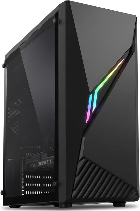 Zalman Ravn ATX Mid-Tower RGB Gaming Desktop Computer PC Case