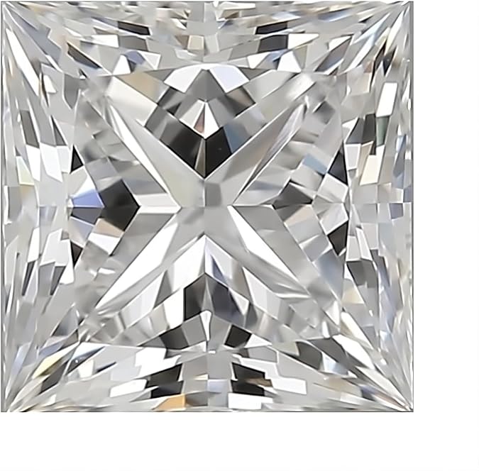 1 Carat VS2 D Clarity/Color - Princess Lab Grown Loose Diamond With IGI Certification