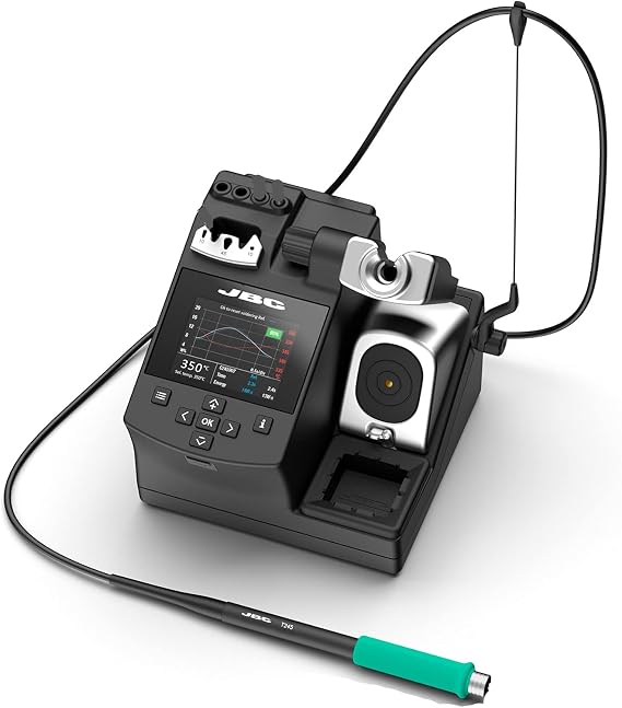 JBC CDE-1BQA (CDEB) General Purpose Soldering Station with Soldering-Assistant LCD Display, 120V