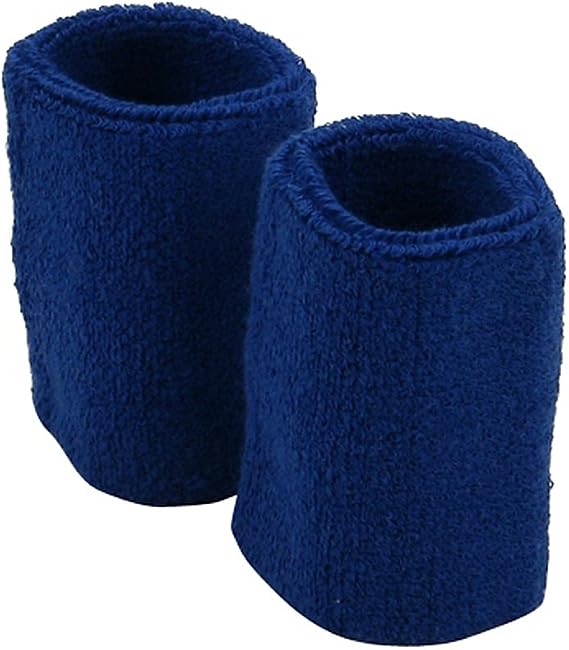 Wrist Band Pair (terry)-Royal W15S26D